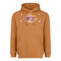 Meerkat summer vibes with birds Heavyweight Hoodie - TumblerDesignByShophia