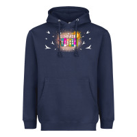 Navy summer vibes with birds Heavyweight Hoodie - TumblerDesignByShophia