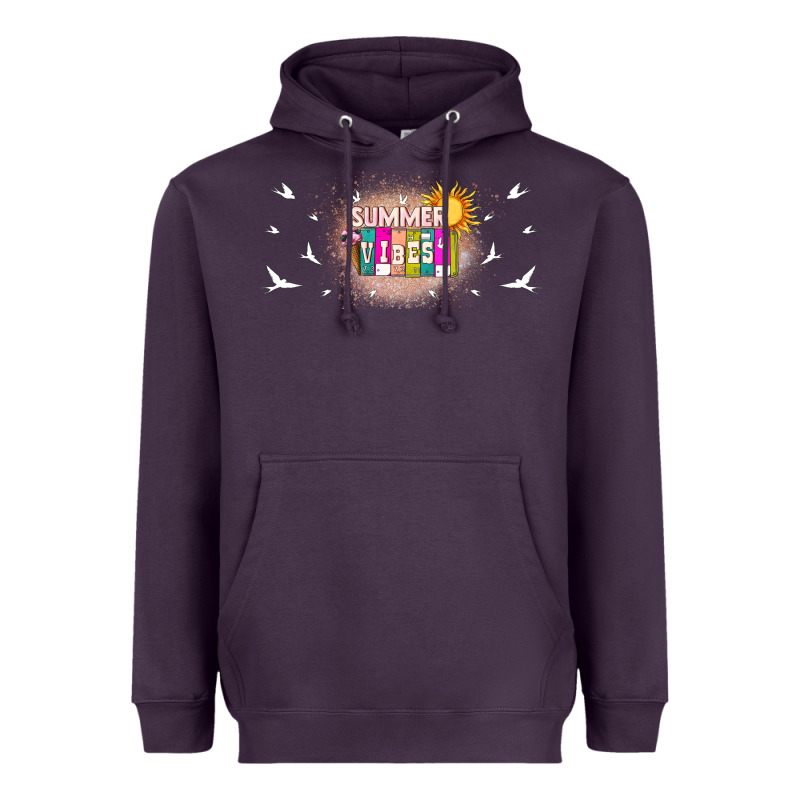 Summer Vibes With Birds Heavyweight Hoodie by TumblerDesignByShophia | Teevron