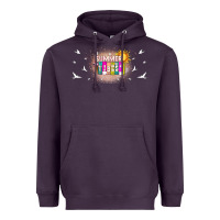 Plum summer vibes with birds Heavyweight Hoodie - TumblerDesignByShophia