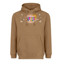 Toasted Coconut summer vibes with birds Heavyweight Hoodie - TumblerDesignByShophia
