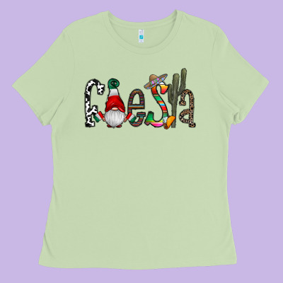Fiesta Ladies Tee Designed By Cowhidedigitalart