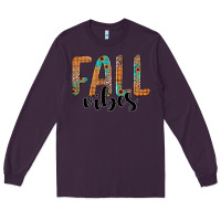 Plum fall vibes Long Sleeve Tee - JahusDesignShop