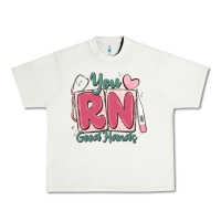 Pistachio you rn good hands registered nurse Urban Heavy Tee - MaliasSmallBusiness