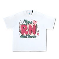 White you rn good hands registered nurse Urban Heavy Tee - MaliasSmallBusiness