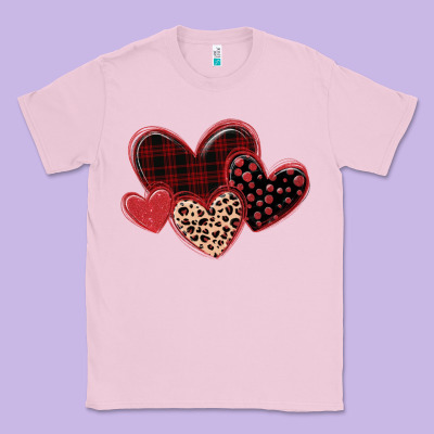 Leopard Hearts Classic Tee Designed By Maliassmallbusiness