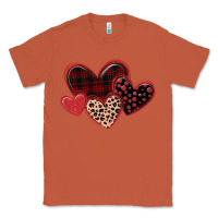 Copper leopard hearts Classic Tee - MaliasSmallBusiness