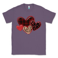 Lavender leopard hearts Classic Tee - MaliasSmallBusiness