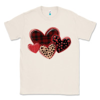 Natural leopard hearts Classic Tee - MaliasSmallBusiness
