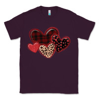 Plum leopard hearts Classic Tee - MaliasSmallBusiness
