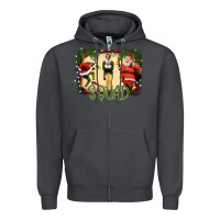 Smoke Christmas Friends Squad Zipper Hoodie - Bettercallsaul
