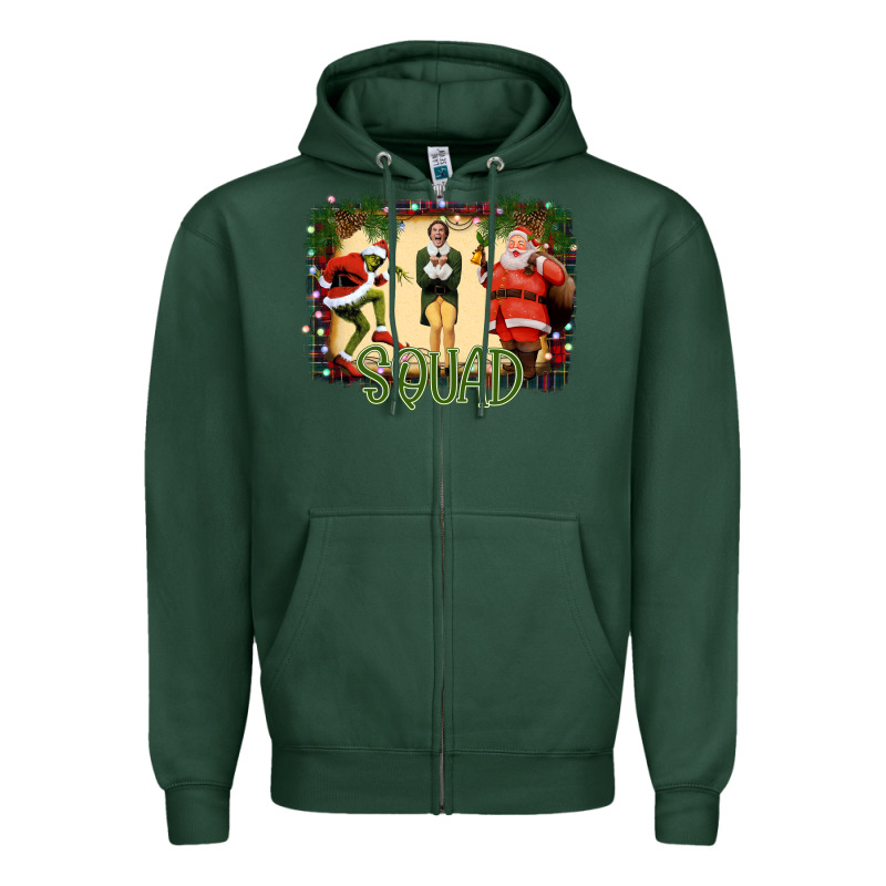 Christmas Friends Squad Zipper Hoodie by Bettercallsaul | Teevron