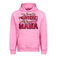 Fuchsia Pink My favorite calls me mama Mother's Day Urban Hoodie - FaDigitalArtStudio