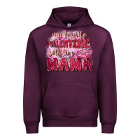 Mauve Wine My favorite calls me mama Mother's Day Urban Hoodie - FaDigitalArtStudio