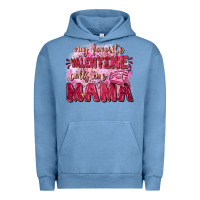Pigment Pebble Blue My favorite calls me mama Mother's Day Urban Hoodie - FaDigitalArtStudio