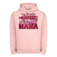 Pigment Salmon My favorite calls me mama Mother's Day Urban Hoodie - FaDigitalArtStudio