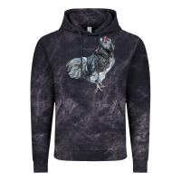 Cloud Black Ameraucana Rooster Vintage Hoodie - LillyAllenDesigns