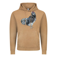Vintage Camel Ameraucana Rooster Vintage Hoodie - LillyAllenDesigns