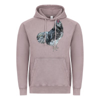 Vintage Zinc Ameraucana Rooster Vintage Hoodie - LillyAllenDesigns