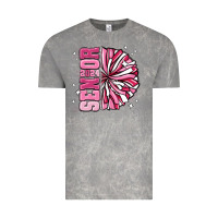 Cloud Rock senior 2024 pink cheer Vintage Tee - MaliasSmallBusiness