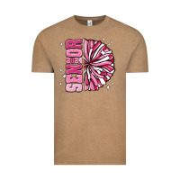 Vintage Coffee senior 2024 pink cheer Vintage Tee - MaliasSmallBusiness