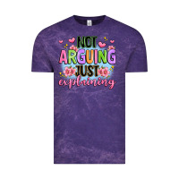 Cloud Purple not arguing just explaining Vintage Tee - JahusDesignShop
