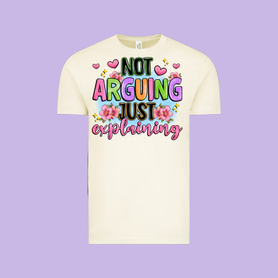 Not Arguing Just Explaining Vintage Tee Designed By Jahusdesignshop