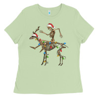 Matcha skeleton deer santa Ladies Tee - FaDigitalArtStudio