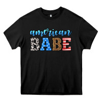 Black american babe Heavy Core Tee - HRA Design Shop