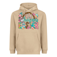Mushroom Happy Easter Nurse Easter Day Heavyweight Hoodie - HowdyJamesFarm