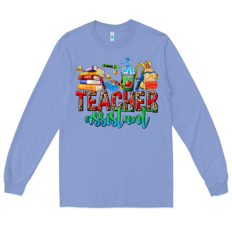 Teacher Assistant Long Sleeve Tee by NancyCooperArtShop | Teevron
