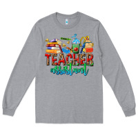 Heather Grey teacher assistant Long Sleeve Tee - NancyCooperArtShop