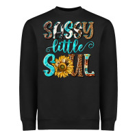 Black sassy little soul Heavyweight Sweatshirt - NancyCooperArtShop