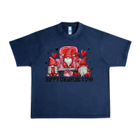 Navy happy valentine's day Urban Heavy Tee - MaliasSmallBusiness