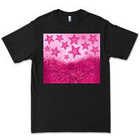 Black pink glitter star Premium Tee - JahusDesignShop