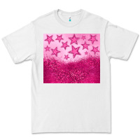 White pink glitter star Premium Tee - JahusDesignShop