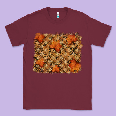 Autumn Leafe Backround Classic Tee Designed By Ranaportraitstore