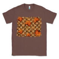 Chestnut autumn leafe backround Classic Tee - RanaPortraitStore