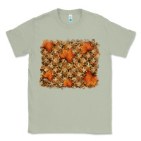Matcha autumn leafe backround Classic Tee - RanaPortraitStore