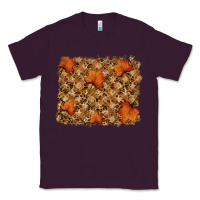 Plum autumn leafe backround Classic Tee - RanaPortraitStore