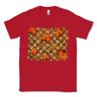 Red autumn leafe backround Classic Tee - RanaPortraitStore