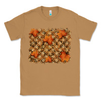 Toasted Coconut autumn leafe backround Classic Tee - RanaPortraitStore