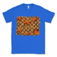 True Royal autumn leafe backround Classic Tee - RanaPortraitStore