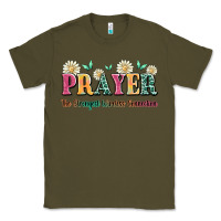 Army Green prayer the strongest wireless connection Classic Tee - JahusDesignShop