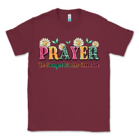 Burgundy prayer the strongest wireless connection Classic Tee - JahusDesignShop