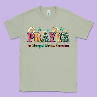 Prayer The Strongest Wireless Connection Classic Tee Designed By Jahusdesignshop