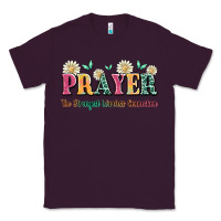Plum prayer the strongest wireless connection Classic Tee - JahusDesignShop