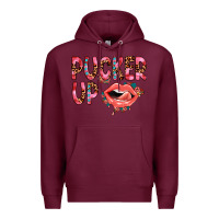 Burgundy pucker up Premium Hoodie - JahusDesignShop