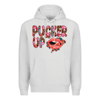 Dove Grey pucker up Premium Hoodie - JahusDesignShop