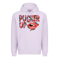 Lilac pucker up Premium Hoodie - JahusDesignShop